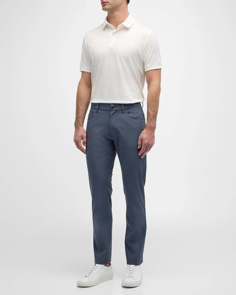 Emporio Armani Men's Solid Jersey-Stretch Polo Shirt 3