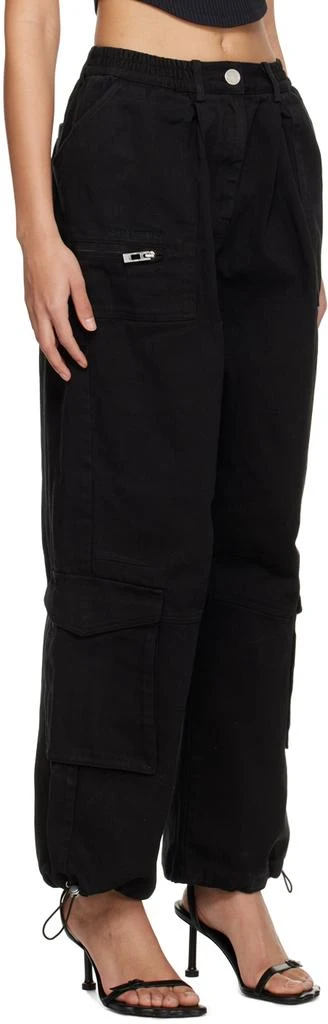 Han Kjobenhavn Black Boxy Cargo Trousers 2