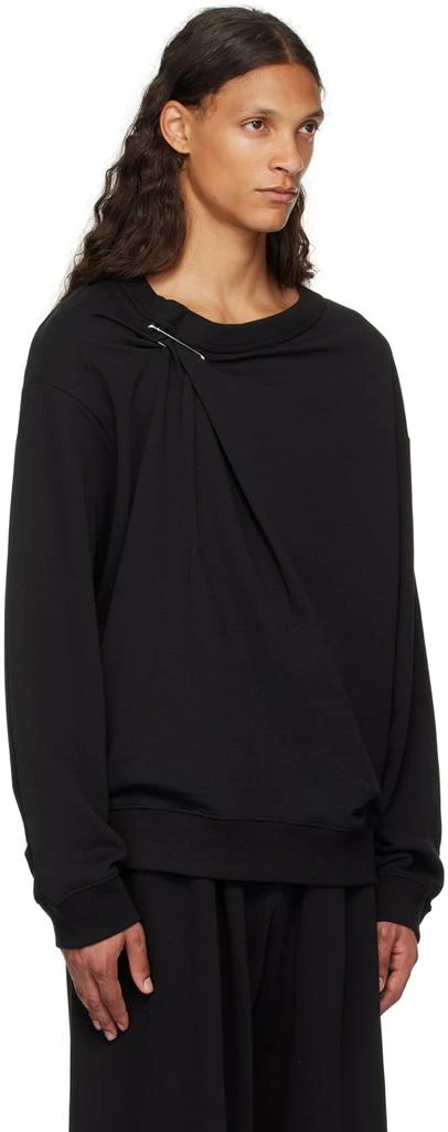 Dries Van Noten Black Safety Pin Sweatshirt 2