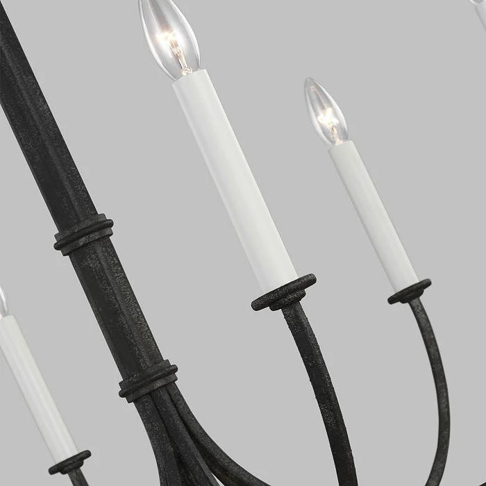 C&M by Chapman and Myers Chapman & Myers Champlain Small 6 Light Chandelier 5