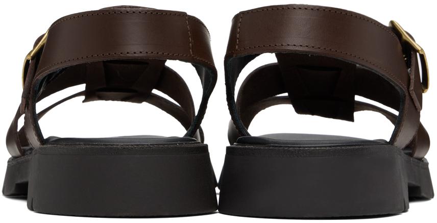 KLEMAN Brown Ballast VGT Sandals