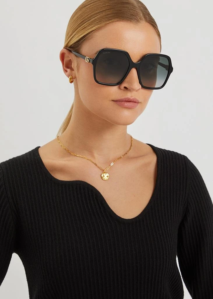 Gucci Hexagon-frame sunglasses 4