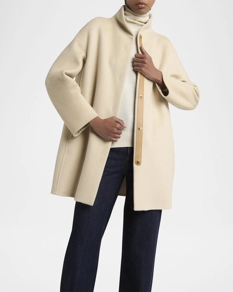 Loro Piana Scotty Double Baby Cashmere Single-Breasted Coat 7