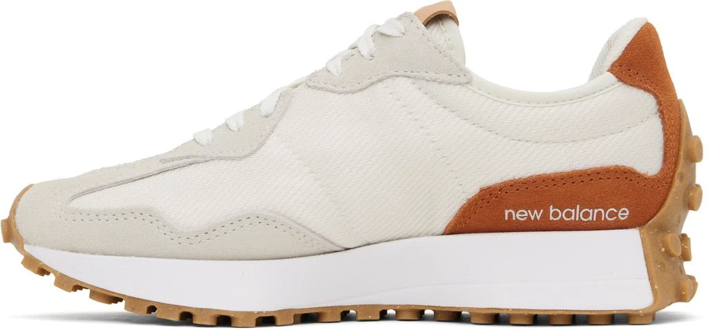 New Balance Beige & Orange 327 Sneakers 3