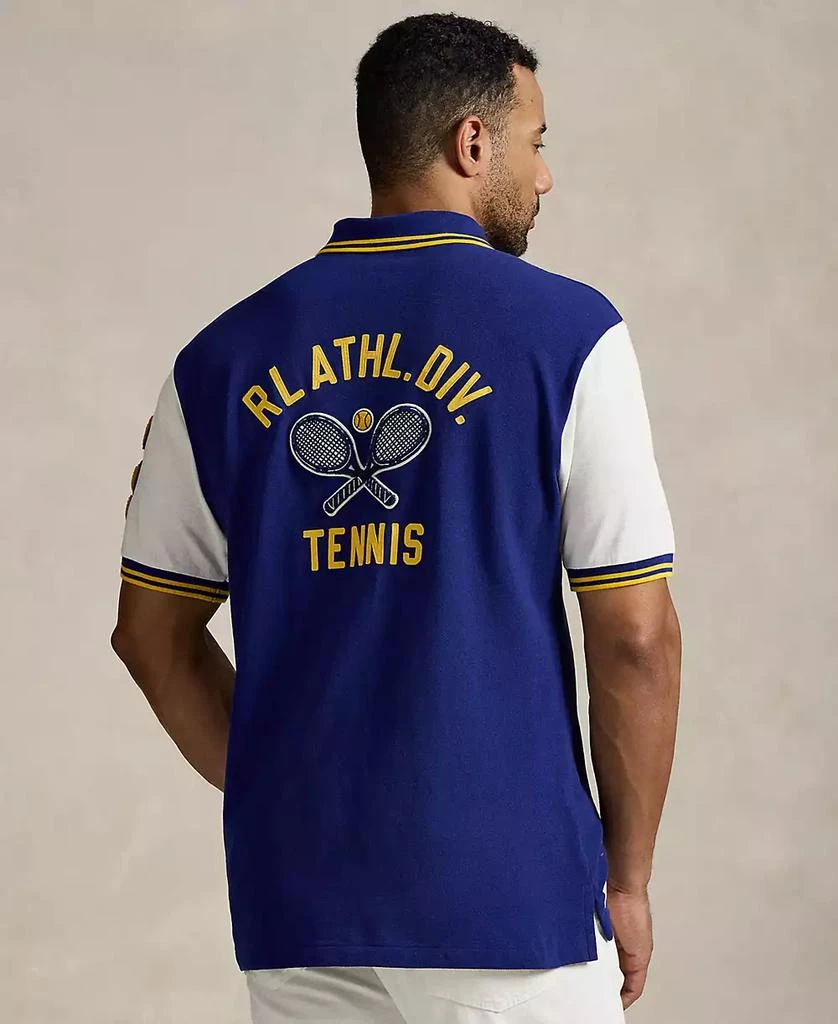 Ralph Lauren Men's Big & Tall Varsity-Inspired Mesh Polo Shirt 4