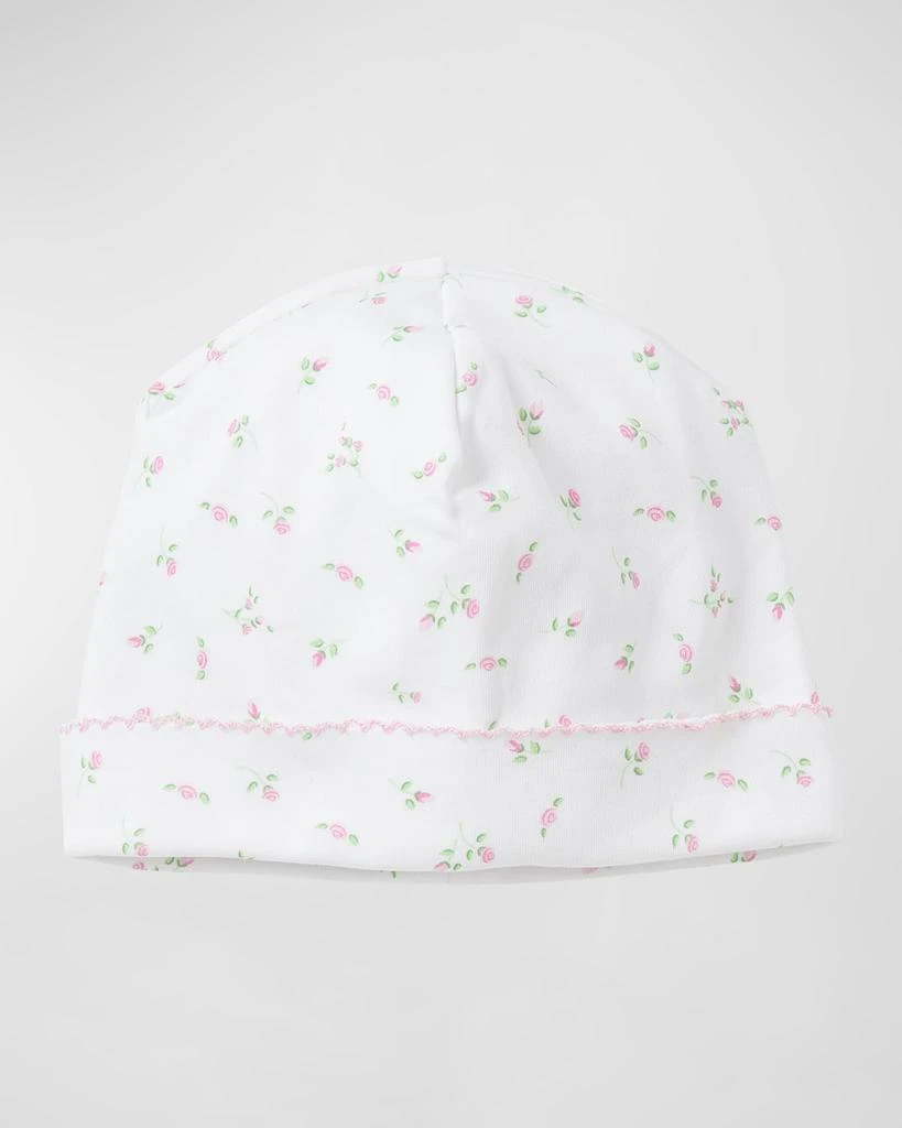 Kissy Kissy Girl's Garden Rose Footie & Hat Set, Size Premie-3M 3