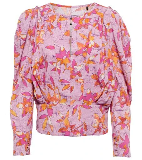 Isabel Marant Zargae floral blouse 1