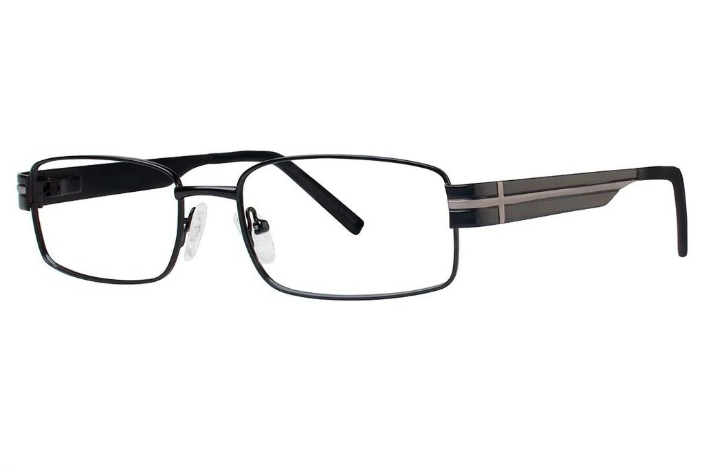 Giovani di Venezia Men
s Carl Rectangle Eyeglasses In Matte Black / Grey