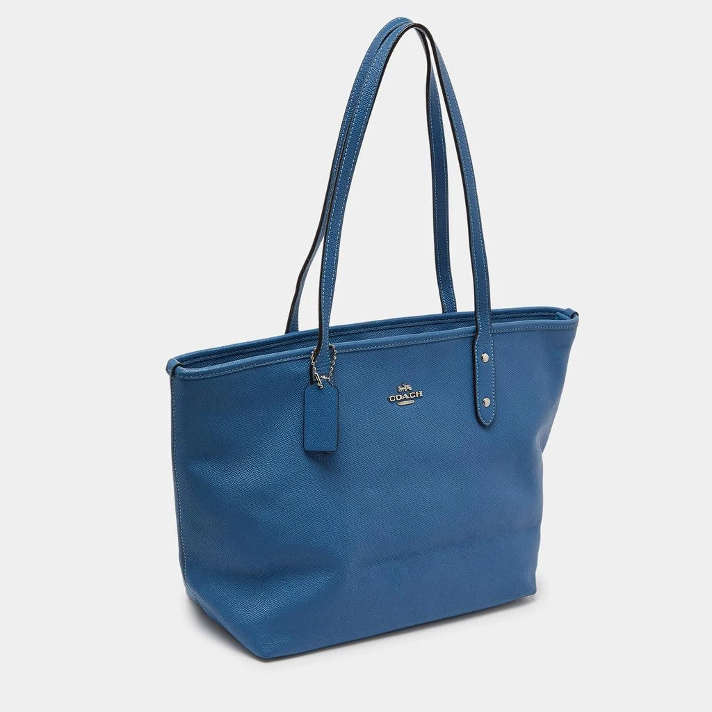 Coach Coach Blue Leather City Zip Tote 3