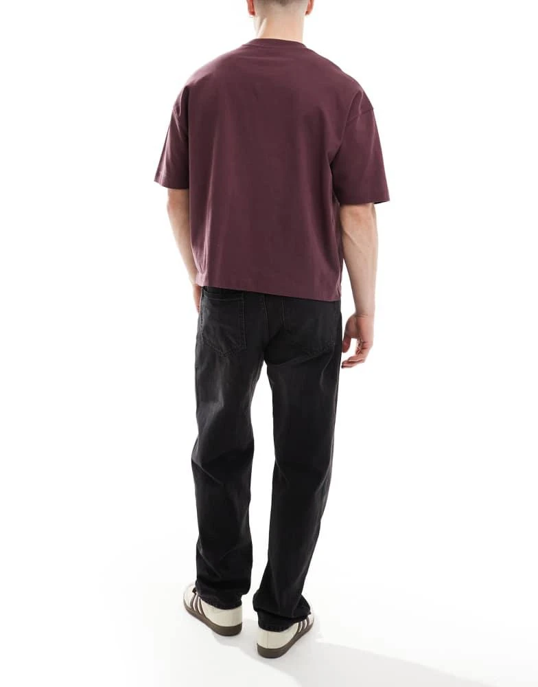 Bershka Bershka 90's straight jean in black 2