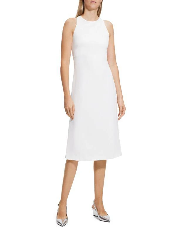 Theory Criss Cross Back Midi Dress 3