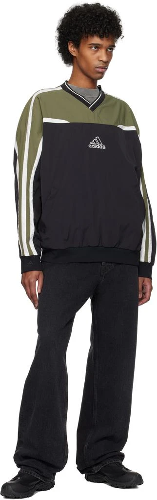 Adidas Black & Khaki Cutline Sweatshirt 4