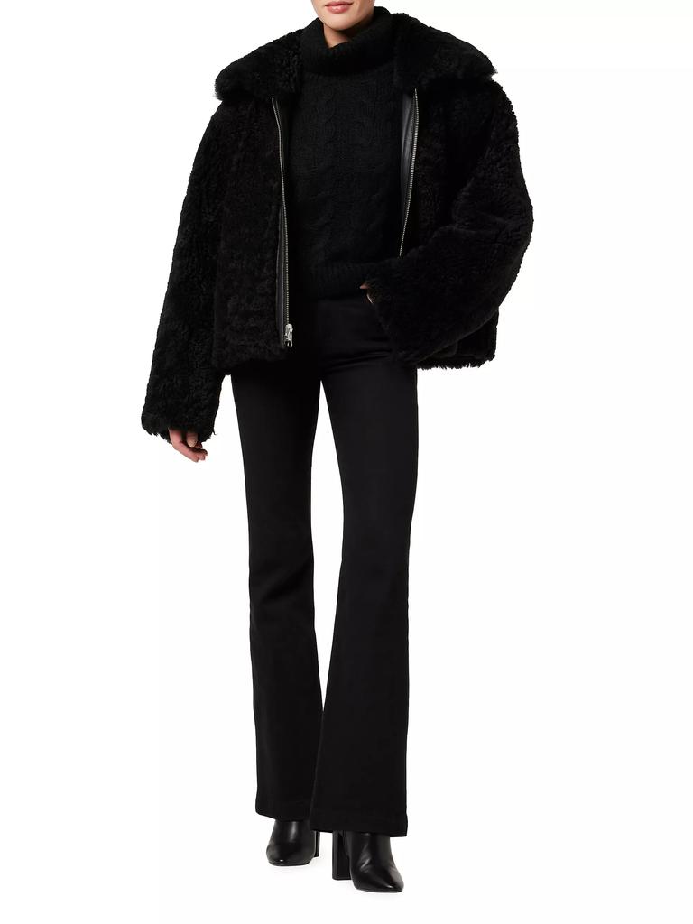 Joe's Jeans Lisa Reversible Shearling Leather Jacket