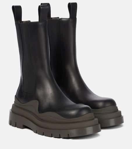 Bottega Veneta Tire leather ankle boots 1