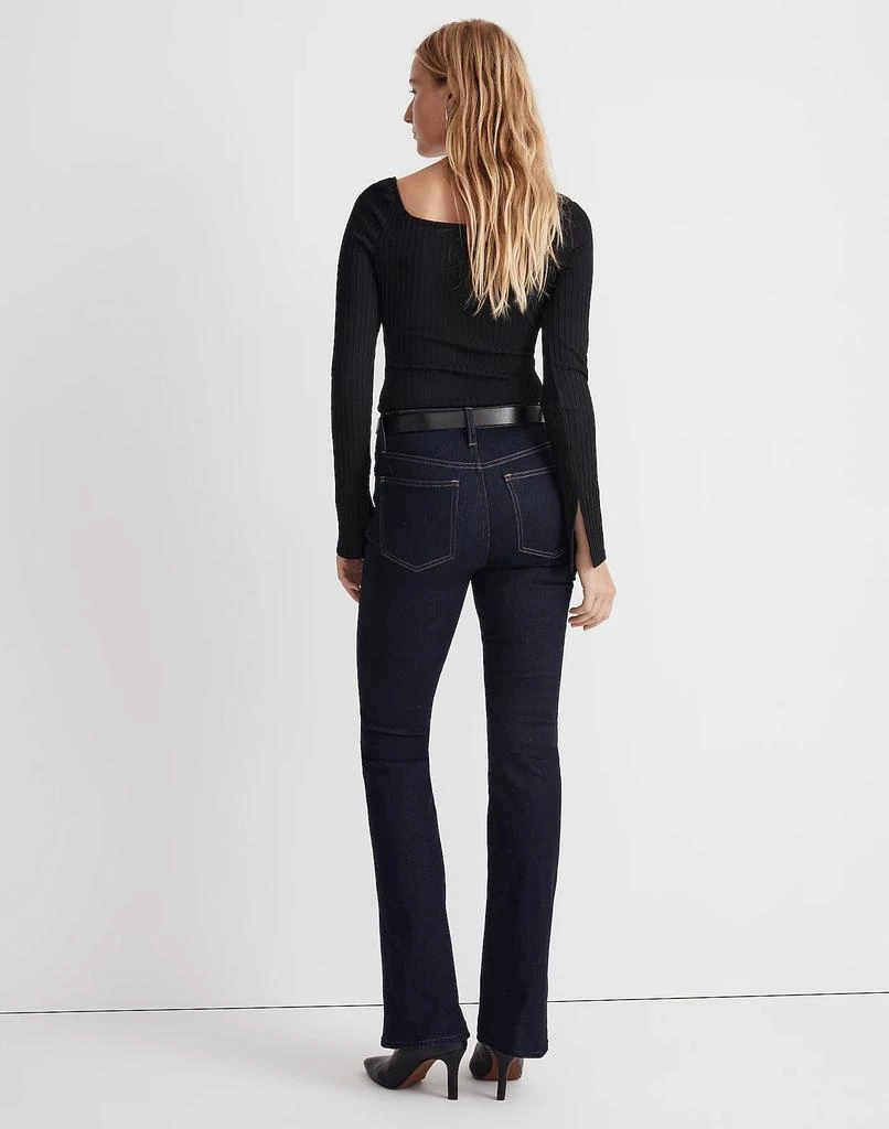 Madewell Skinny Flare Jeans in Rinse Wash 3