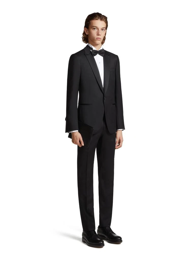Zegna Zegna Long-Sleeved Tuxedo Shirt 4