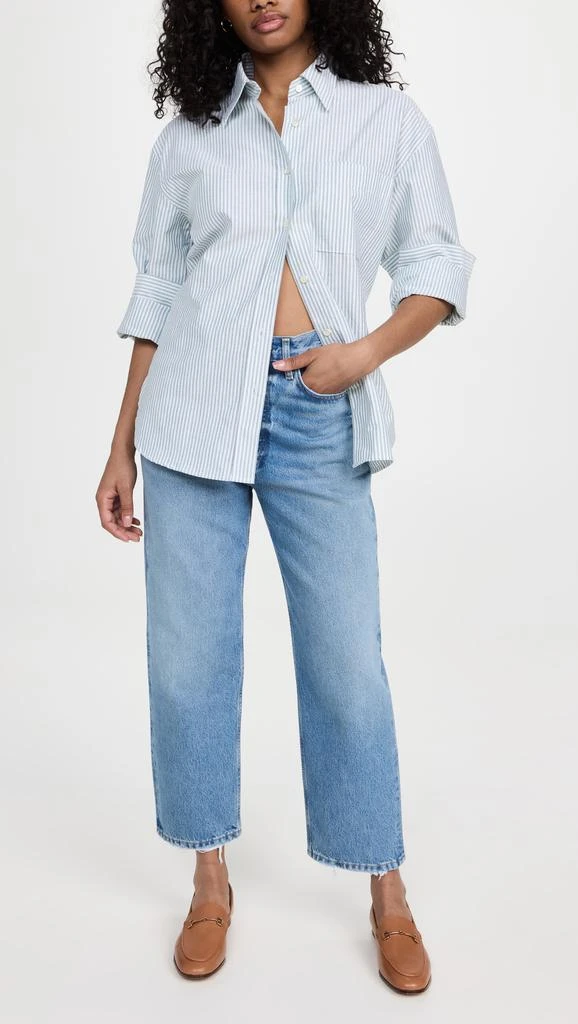 AGOLDE 90s Crop Mid Rise Straight Jeans 4