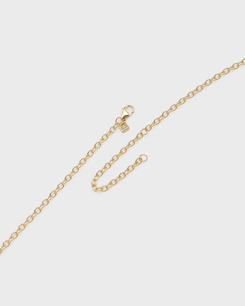 Sydney Evan 14K Yellow Gold Evil Eye Pendant Necklace with Multi-Stone Petals 3