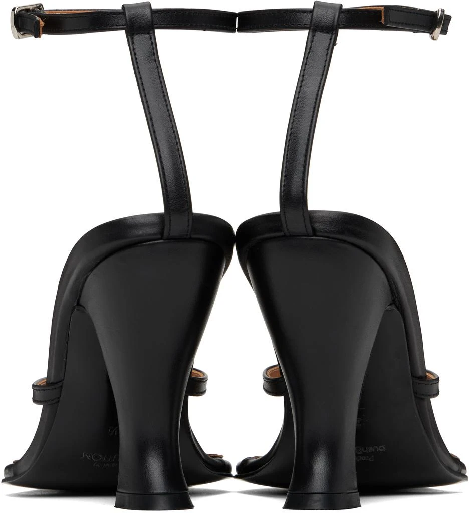 pushBUTTON Black Pointy Heels 2