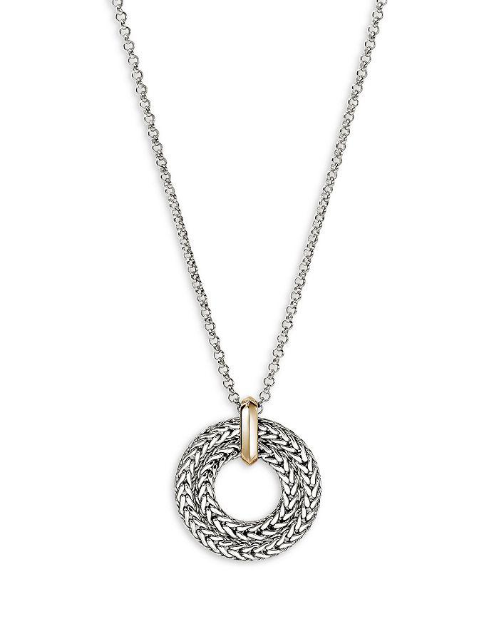 John Hardy Sterling Silver & 14K Yellow Gold Icon Link Pendant Necklace, 16-18"