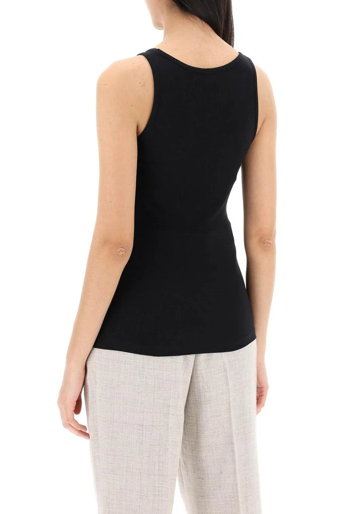 TOTEME ribbed sleeveless top with 3