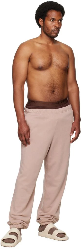 SKIMS Purple Terry Relaxed Jogger Sweatpants 4