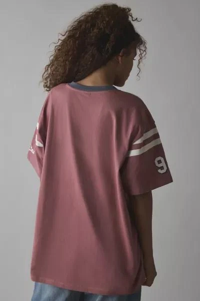 Urban Outfitters 99 Varsity Graphic Oversized V-Neck Jersey Tee 4