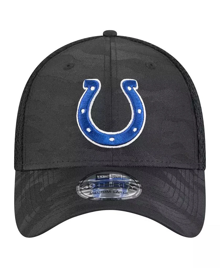 New Era Men's Black Indianapolis Colts Active Camo 39THIRTY Flex Hat 2