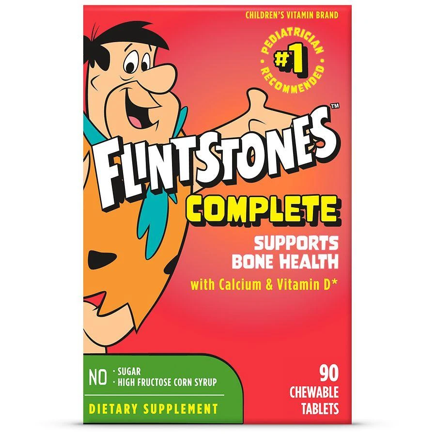 Flintstones Complete Children
s Vitamins, Chewable Tablets