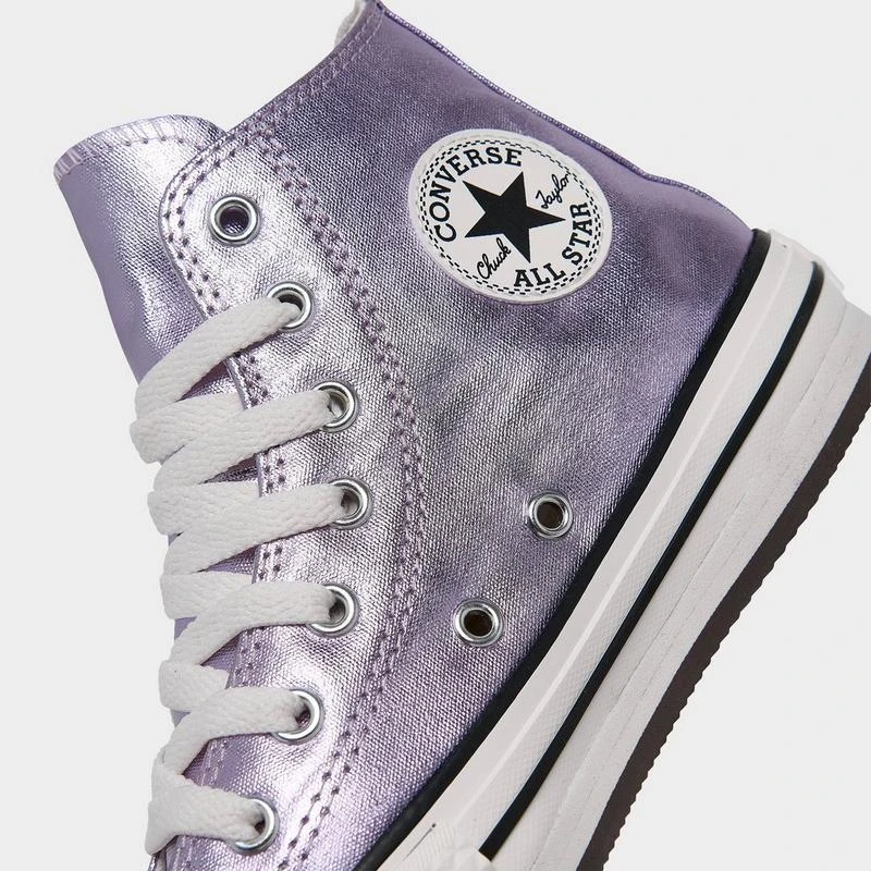 Converse Girls' Little Kids' Chuck Taylor All Star EVA Lift Platform Metallic Casual Shoes 3