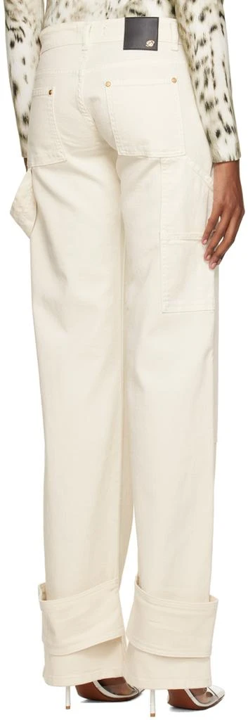 BLUMARINE Off-White Cargo Jeans 3