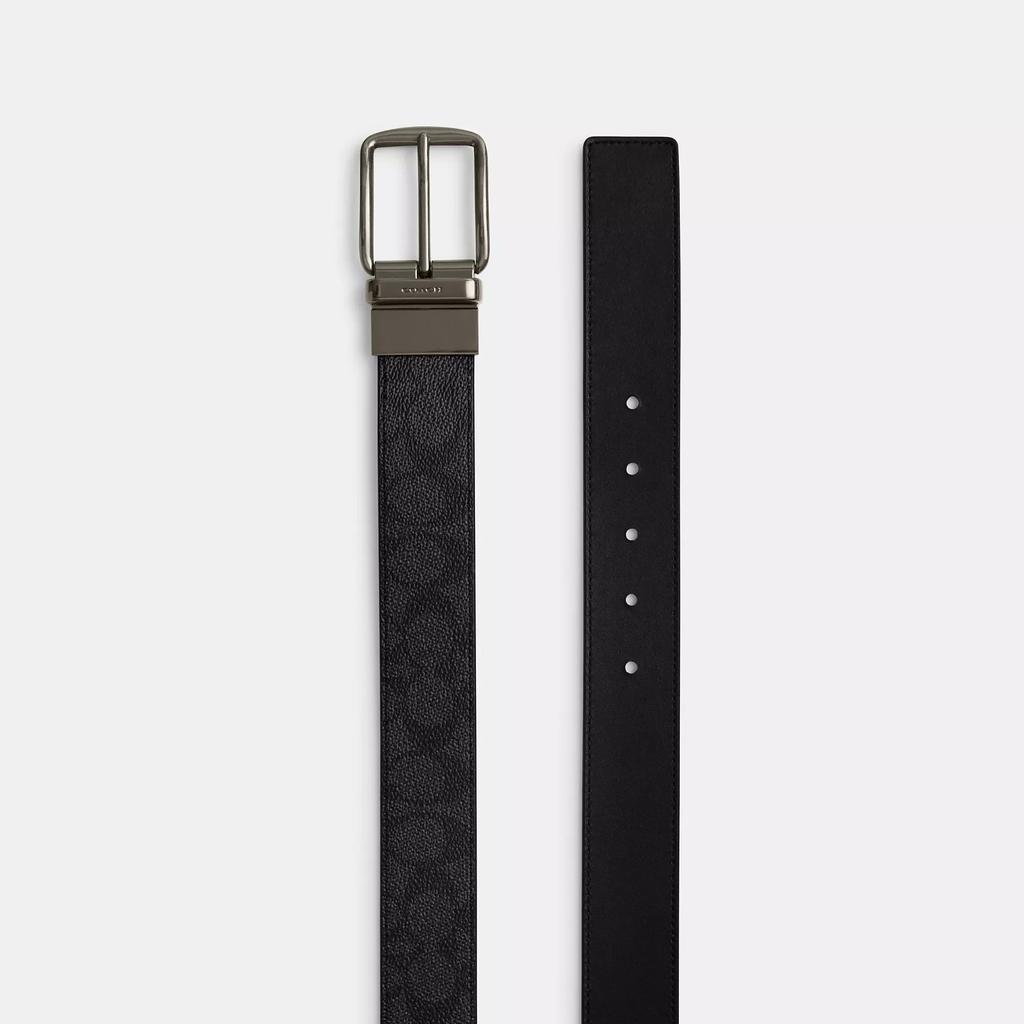 Coach Harness Buckle Cut To Size Reversible Belt, 38 Mm