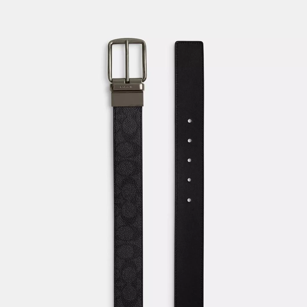 Coach Harness Buckle Cut To Size Reversible Belt, 38 Mm 2