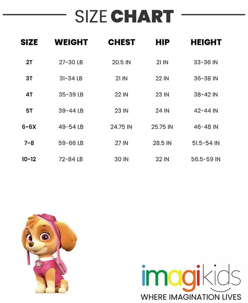 Paw Patrol Little Girls Fleece Half Zip Hoodie 3