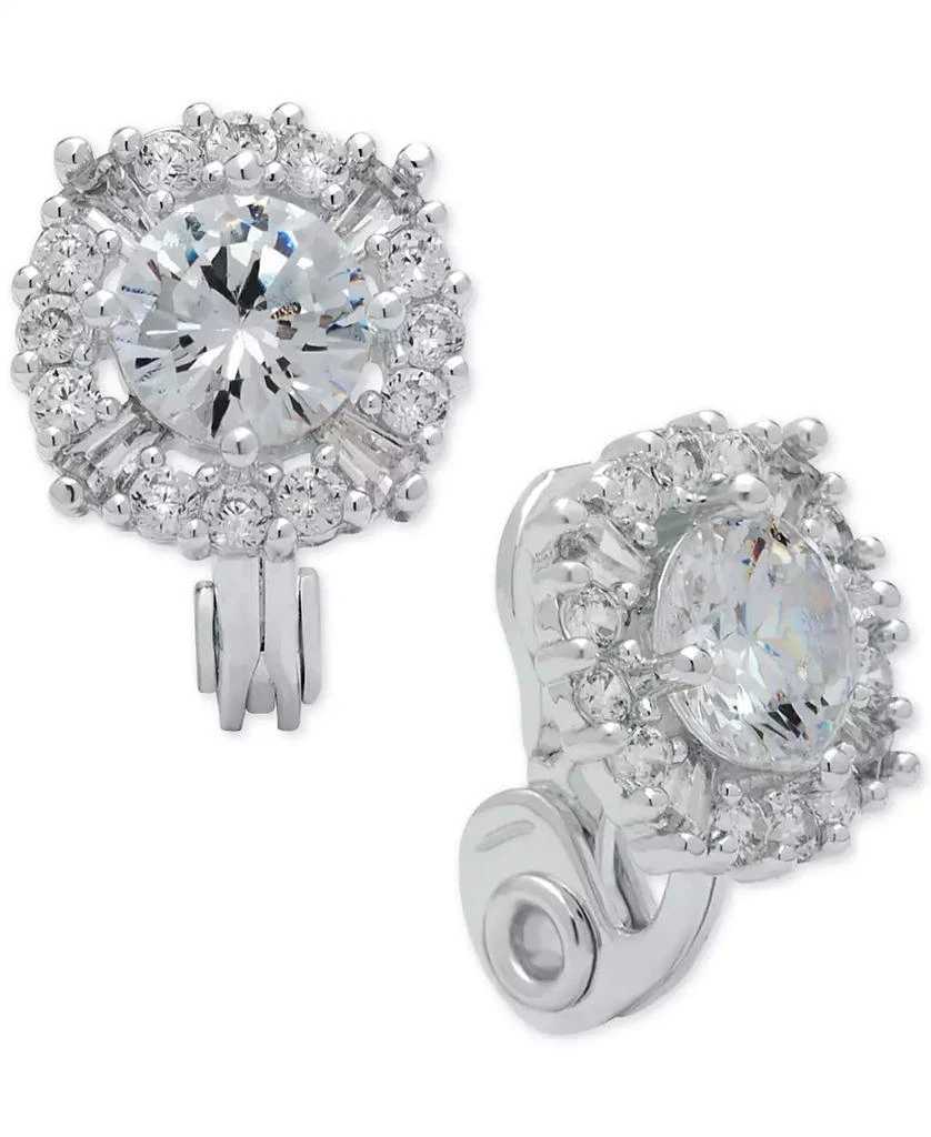 Anne Klein Crystal Stud E-Z Comfort Clip-on Earrings 1