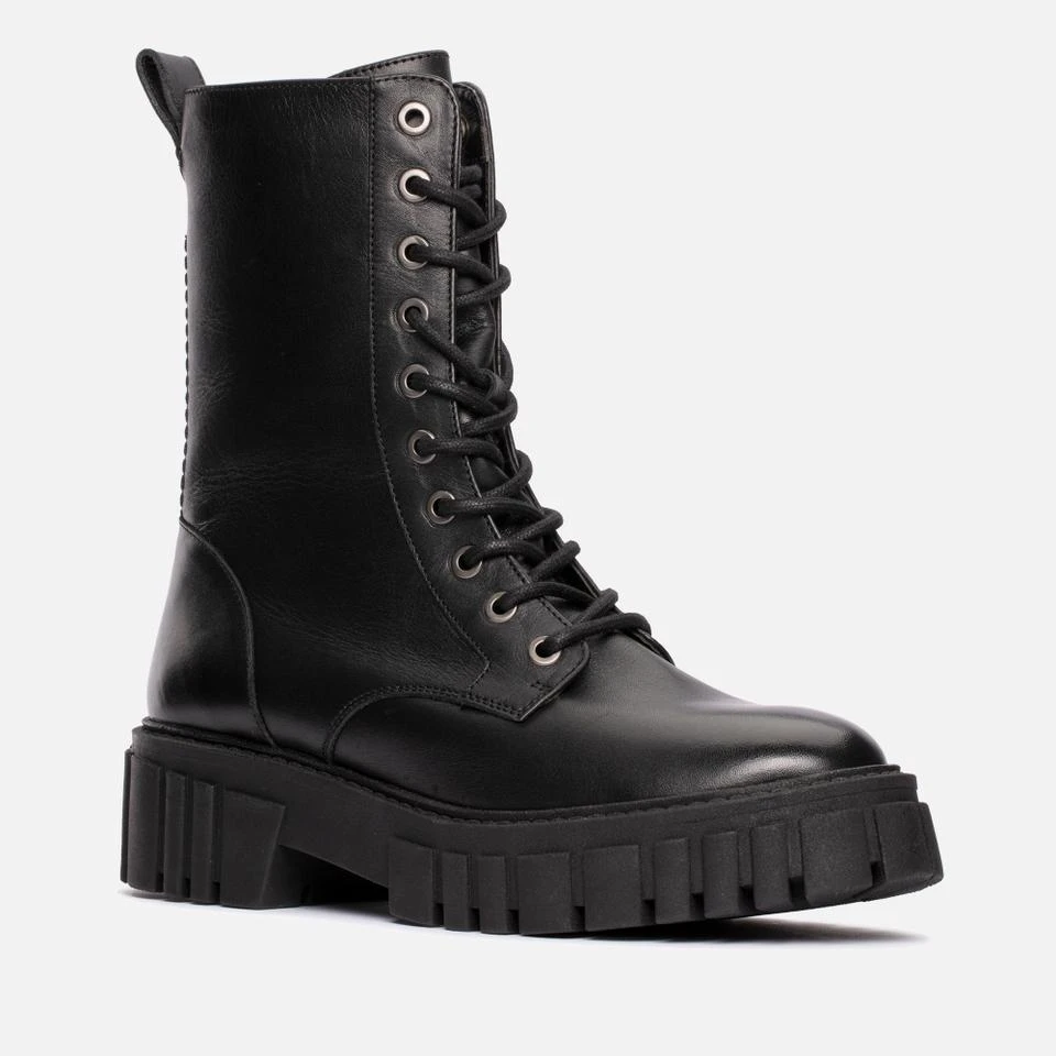 Clarks CLARKS WOMEN'S PAGE LACE LEATHER BOOTS 2