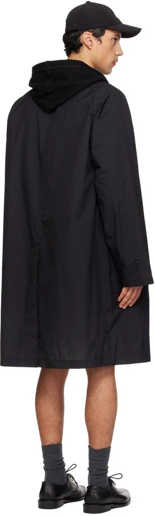 Nanamica Black Packable Balmacaan Coat 3