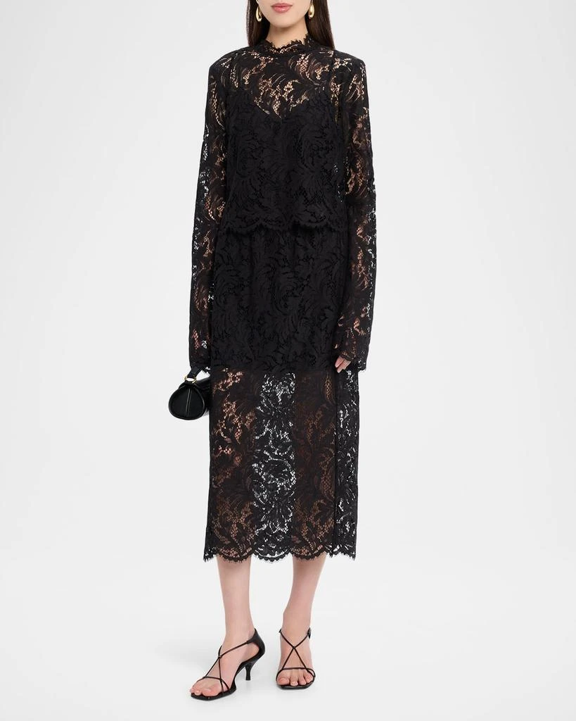 A.L.C. Lydia Lace Midi Skirt 2