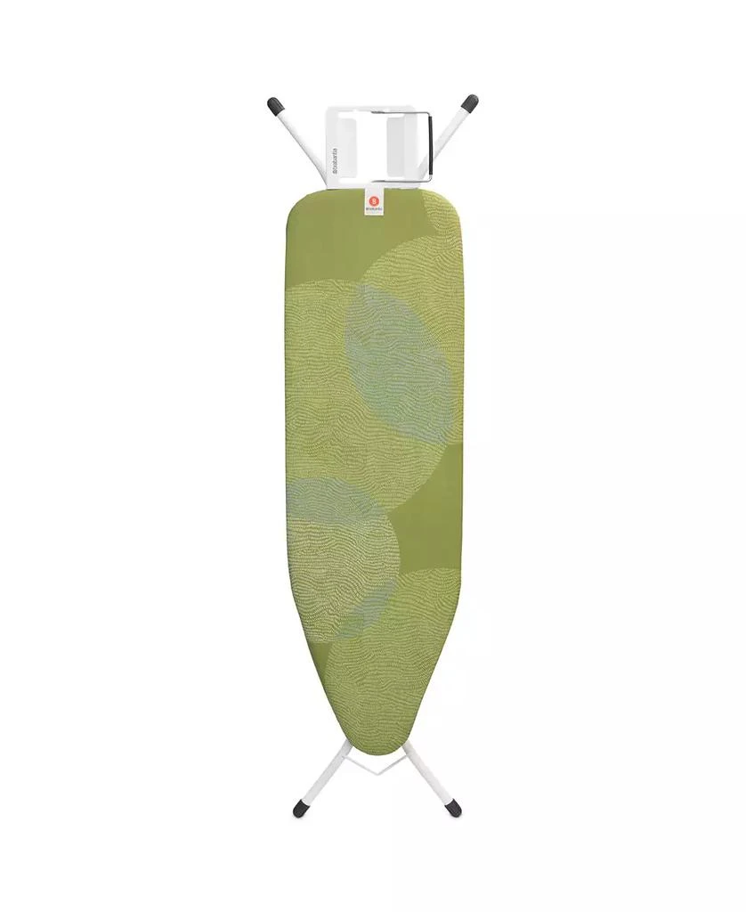 Brabantia Ironing Board B, 49" x 15", 124 x 38 Centimeter - Steam Iron Rest, 0.9" 22 Millimeter White Frame 1