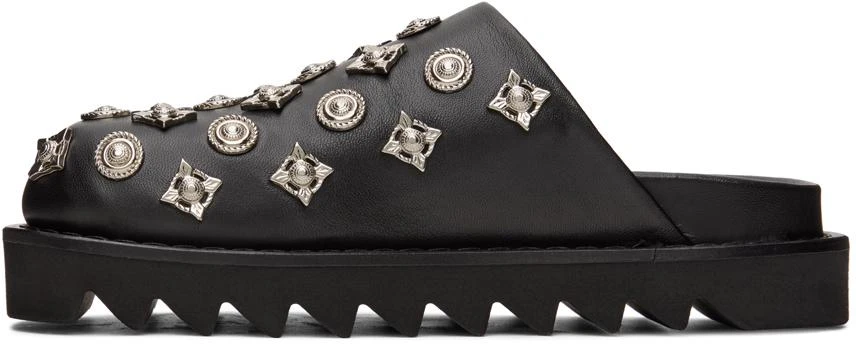 Toga Pulla SSENSE Exclusive Black Sabot Loafers 3
