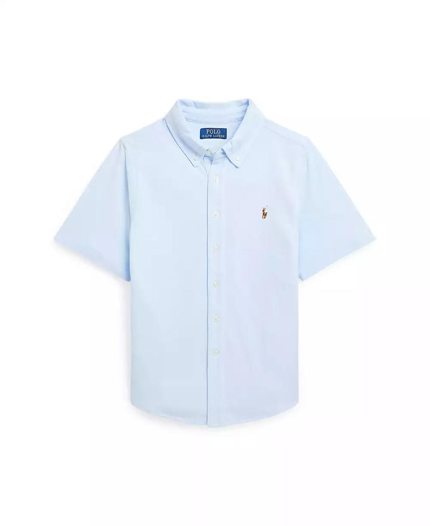 Ralph Lauren Big Boys Knit Oxford Short-Sleeve Shirt