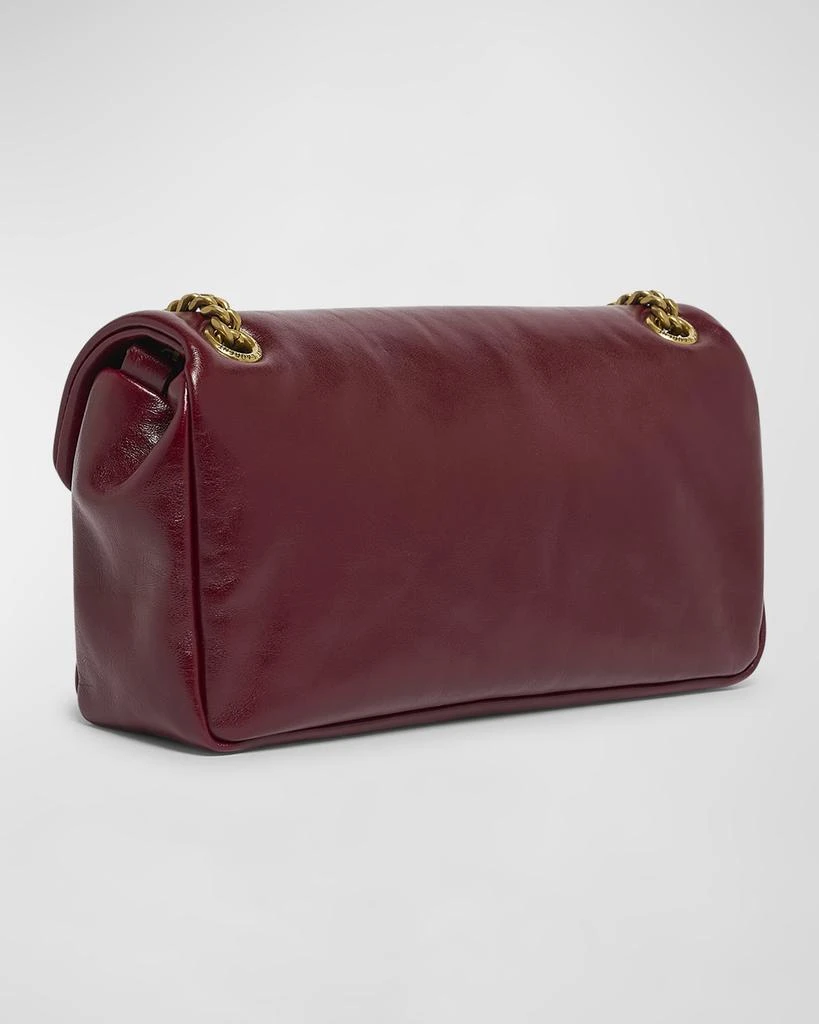Yves Saint Laurent Calypso Small YSL Shoulder Bag in Smooth Padded Leather 6