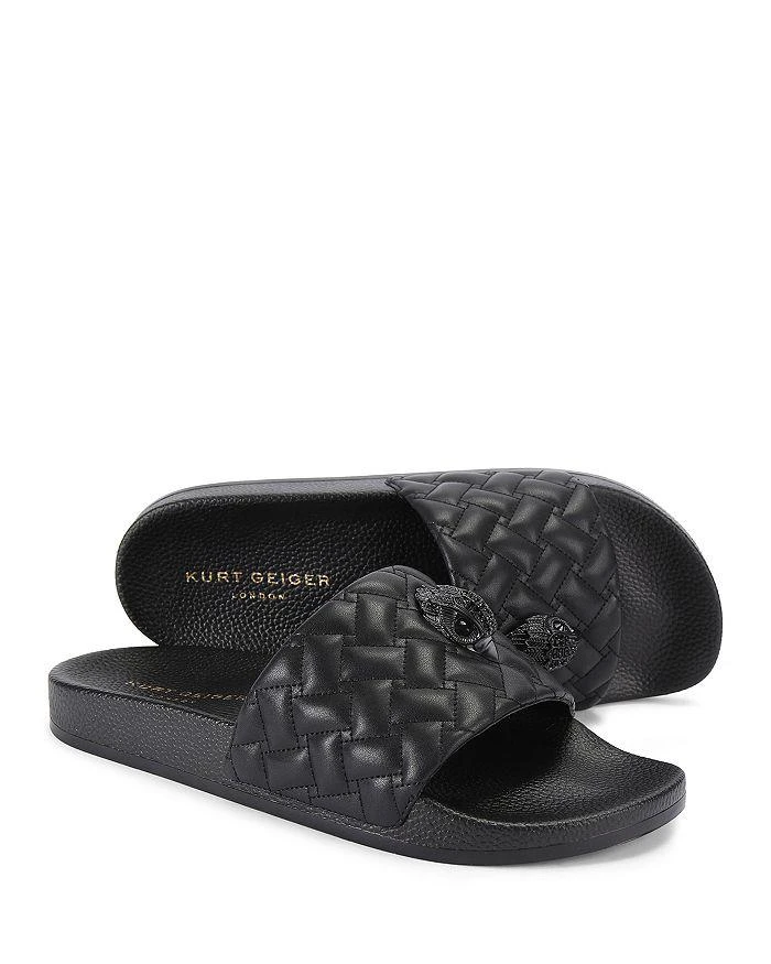 Kurt Geiger Men
s Meena Eagle Black Slip Ons 3