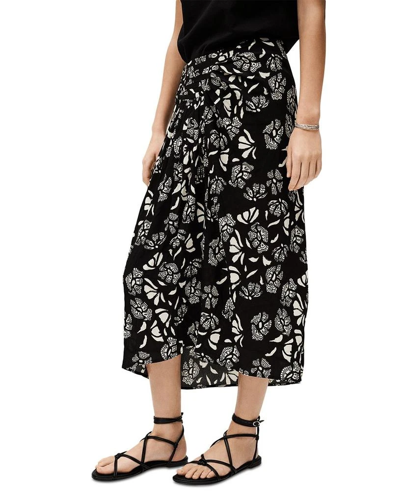 ba&sh Jupe Annie Floral Asymmetric A Line Skirt 1