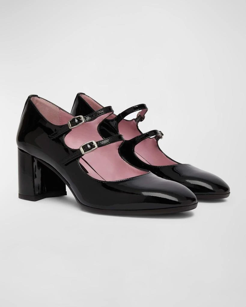 Carel Alice Patent Mary Jane Duo Pumps 3