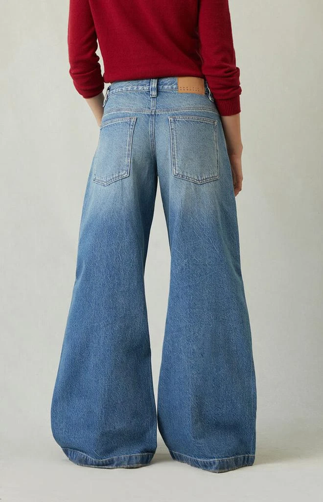 PacSun Sloane Low Rise Ultra Baggy Jeans Medium Blue 4