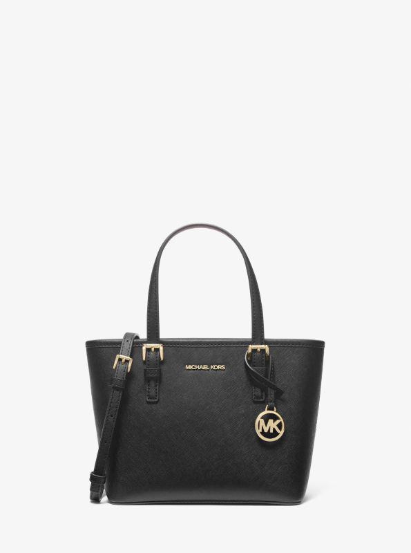 Michael Kors Jet Set Travel Extra-Small Saffiano Leather Top-Zip Tote Bag
