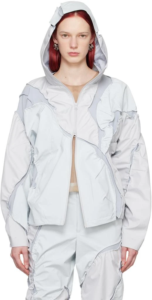 Post Archive Faction Gray & Blue 6.0 Technical Left Jacket 1
