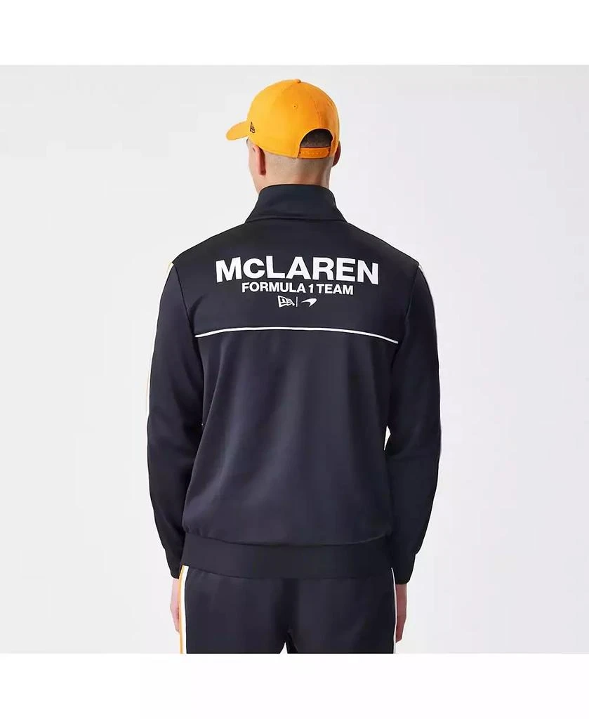 New Era Men's Black McLaren F1 Team Full-Zip Track Jacket 2
