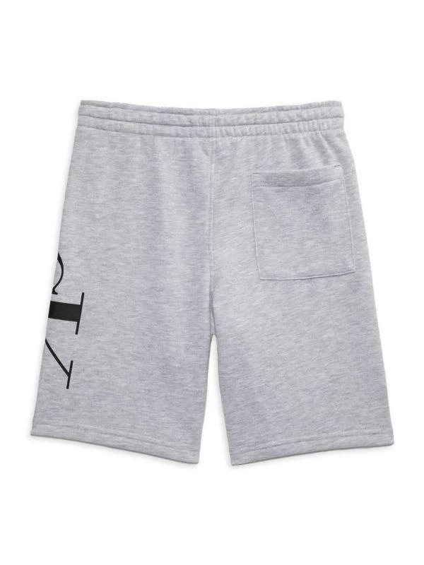 Calvin Klein Boy's Logo Heathered Shorts 2